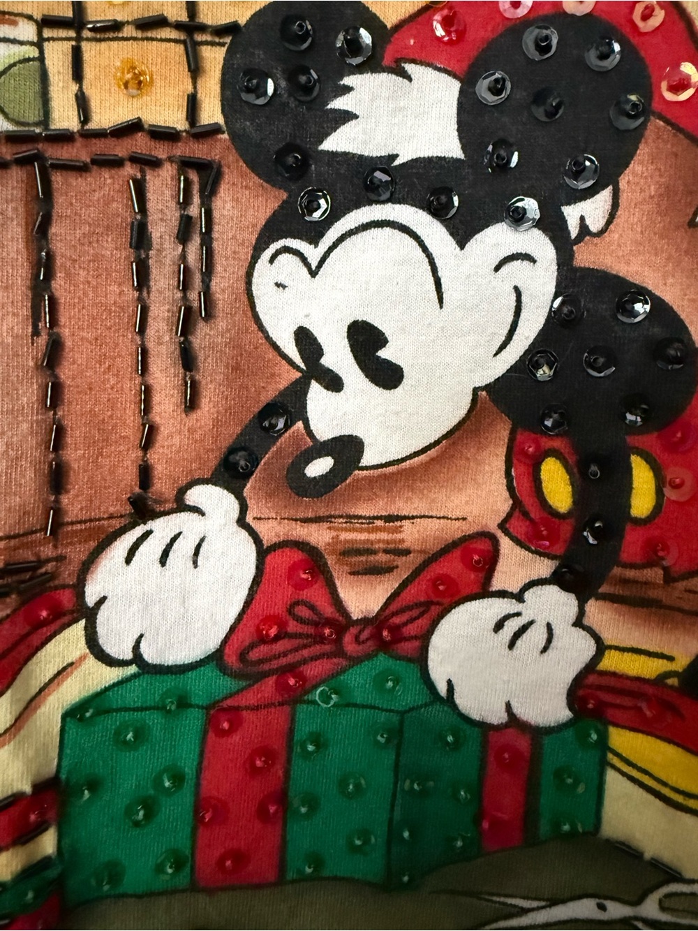Jou Jou Yellow & Green Mickey Holiday Graphic Tee - Picture 8 of 11